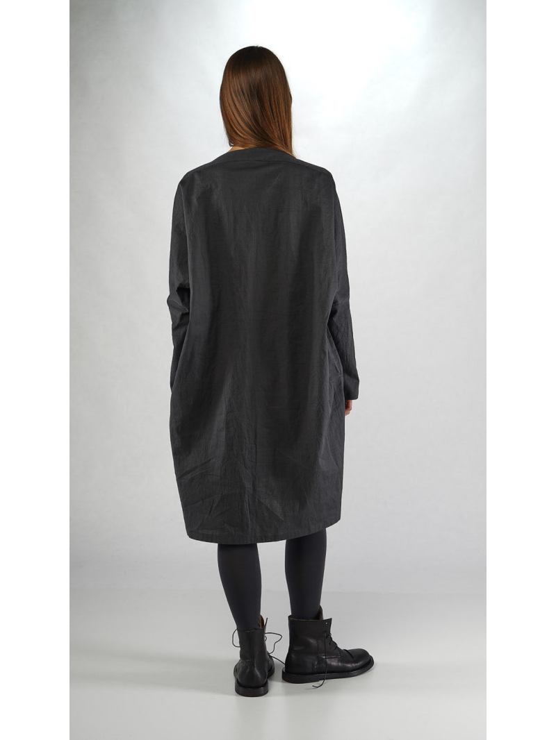 Rundholz - Gerade Weites Baumwoll Kleid - 2251160905