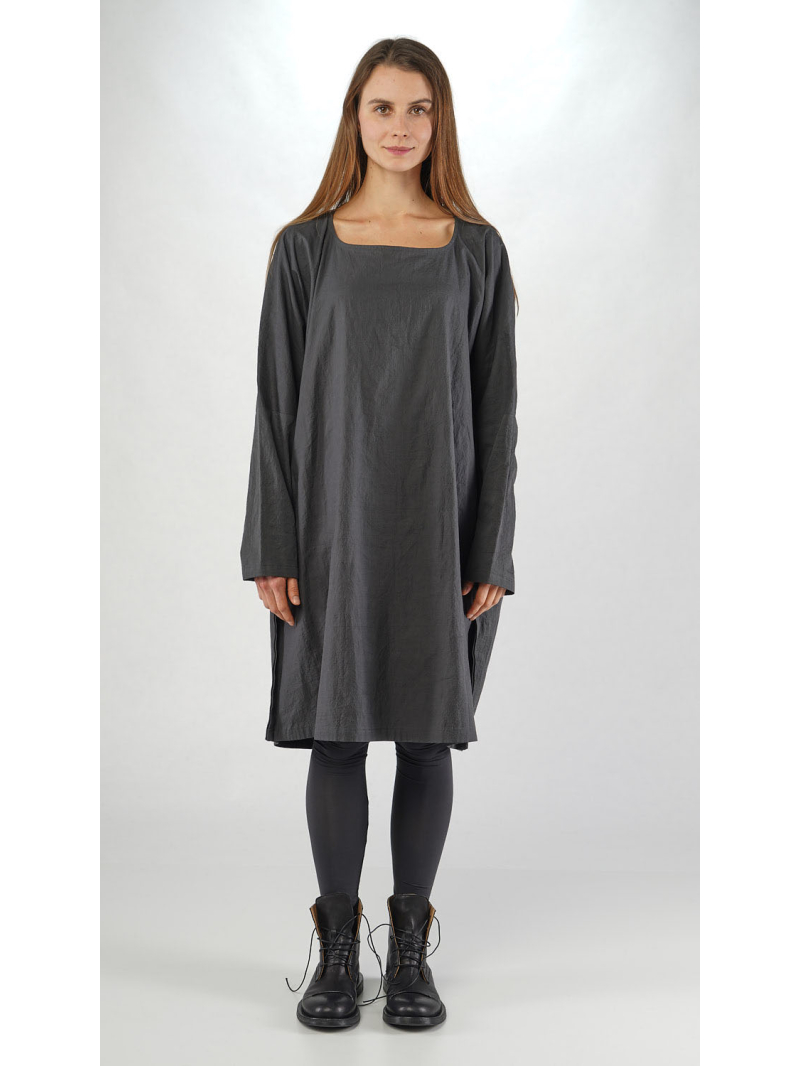 Rundholz - Gerade Weites Baumwoll Kleid - 2251160905