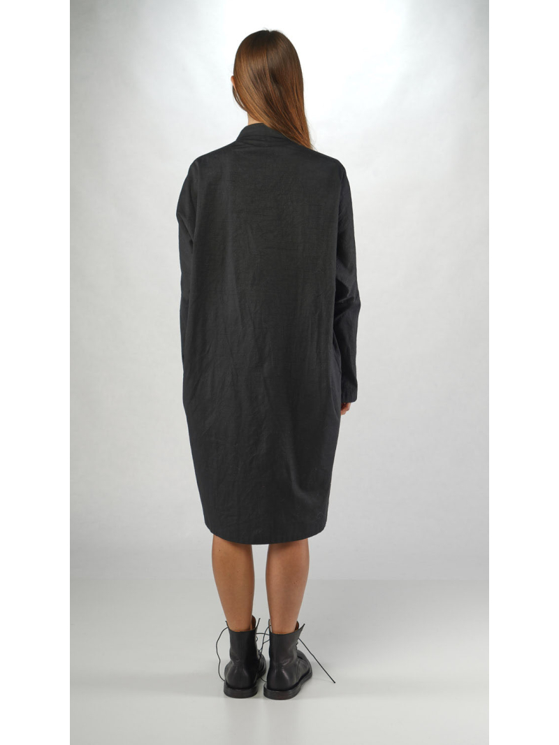 Rundholz - Gerade Weites Baumwoll Kleid mit Knopfleiste - 2251160906