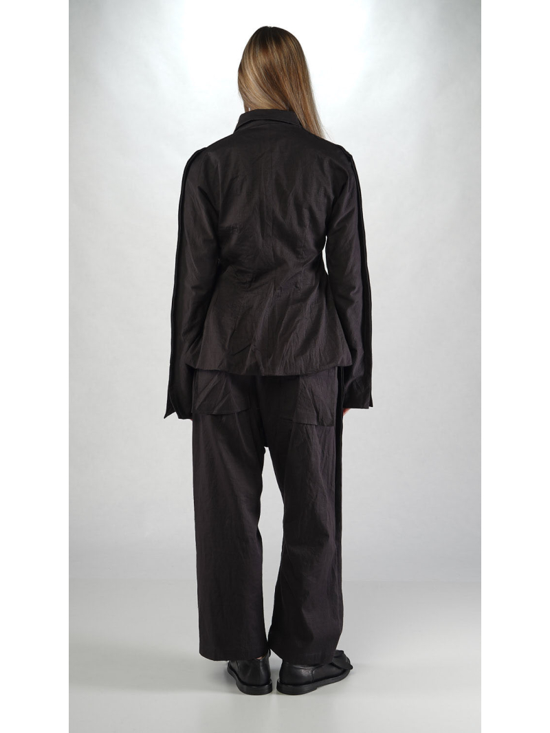 Rundholz - Taillierte Baumwoll Jacke mit Raglanärmel - 2251161104