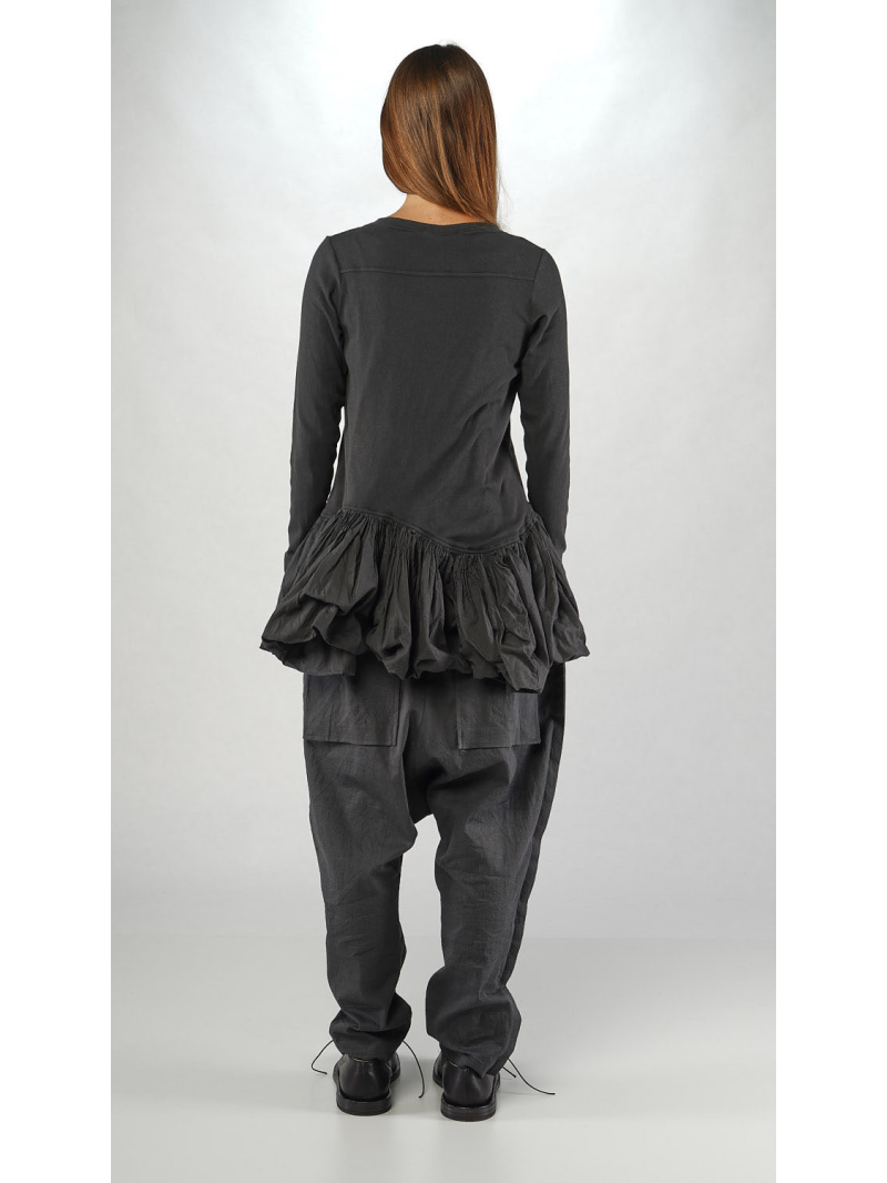 Rundholz - Modal mix Shirt mit Volant kante - 2251180505