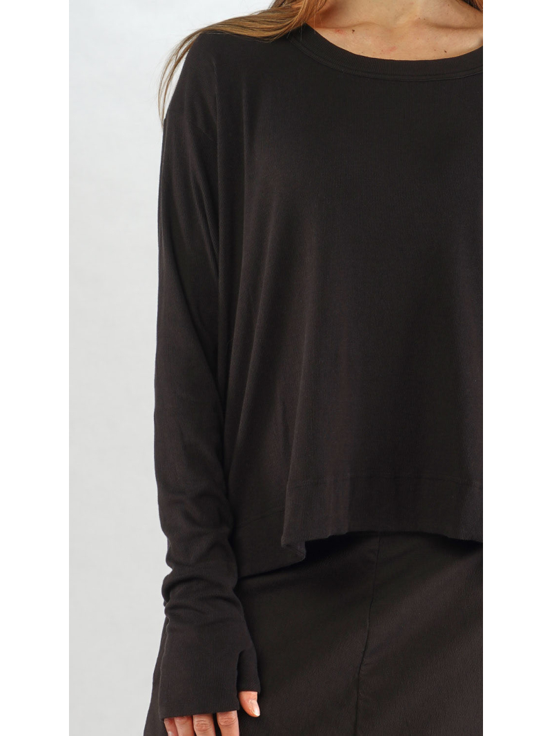 Rundholz - Gerades weites Modal mix Shirt - 2251180509