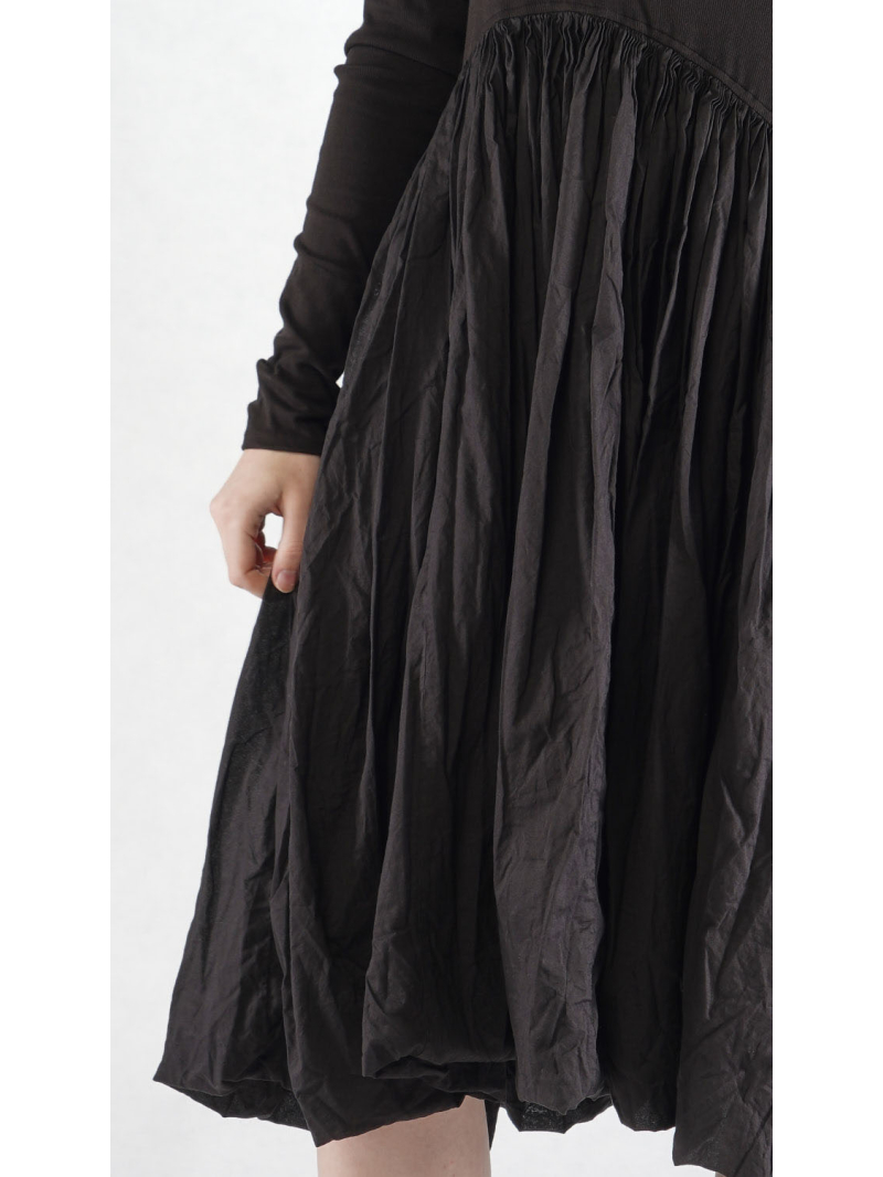 Rundholz - Tailliertes Modal mix Kleid mit Angeschnittenem Handschuh - 2251180906