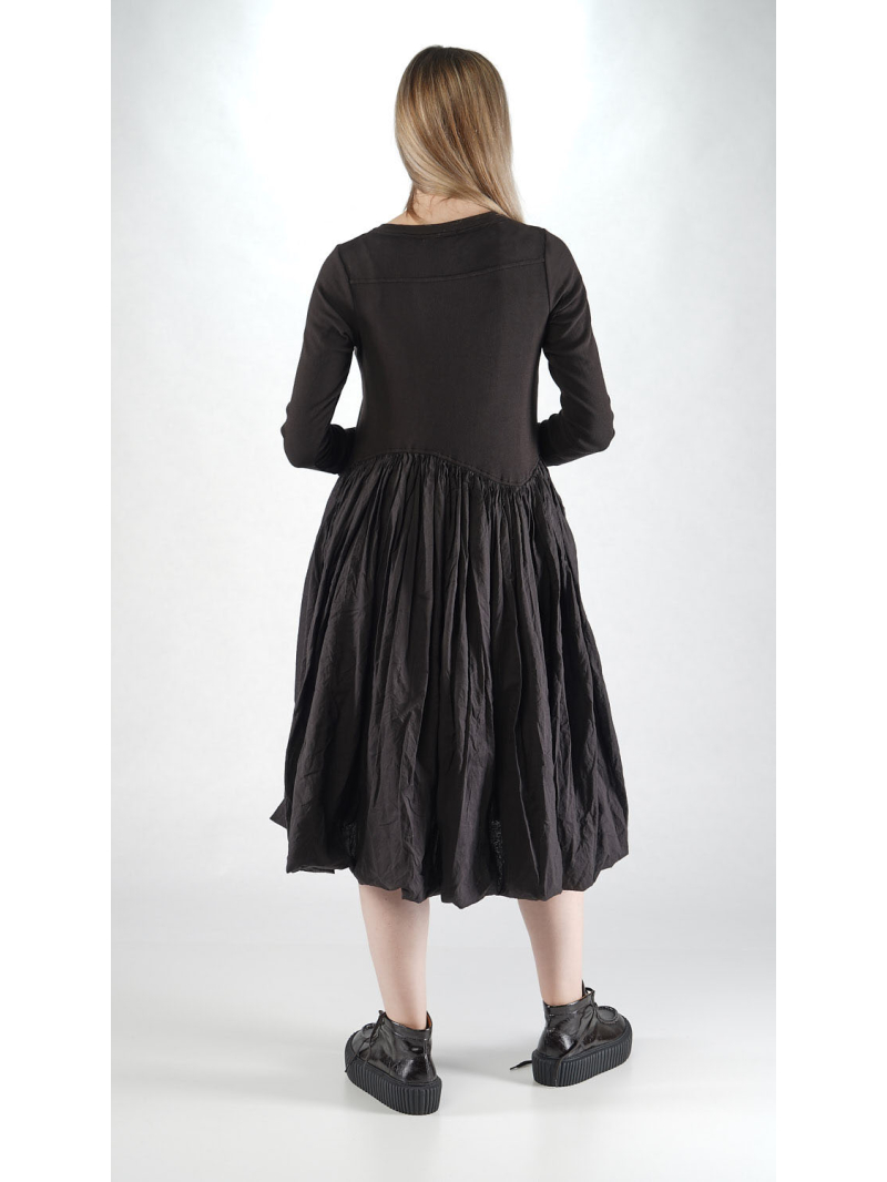 Rundholz - Tailliertes Modal mix Kleid mit Angeschnittenem Handschuh - 2251180906