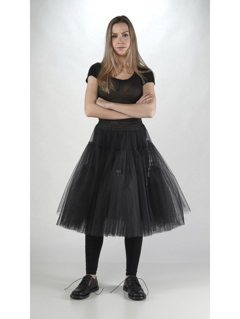 Rundholz - Rundholz A-Linien Rock mit Kräuselpartie und Gummibund - 2251230313