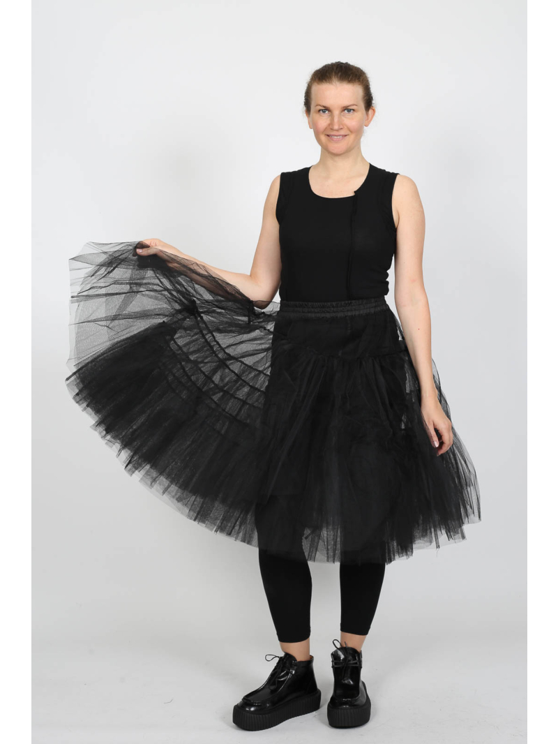 Rundholz - Rundholz A-Linien Rock mit Kräuselpartie und Gummibund - 2251230313