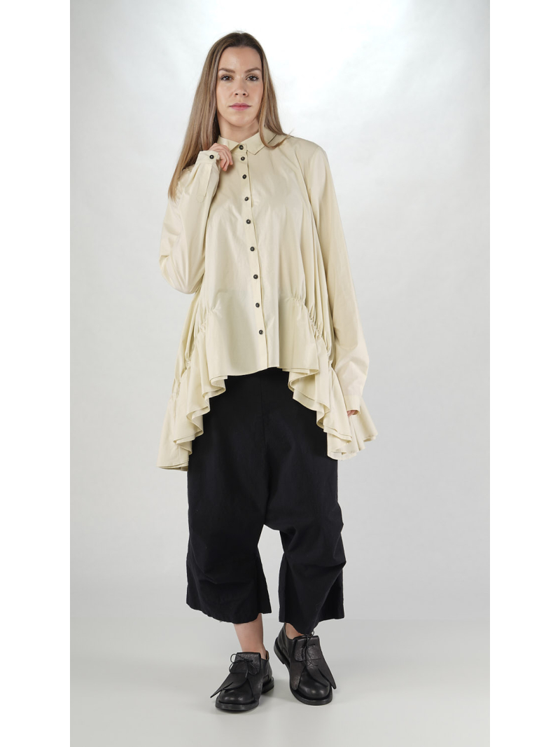 Rundholz - Rundholz A-Linien Tunikabluse aus 100% Baumwolle - 2251231905