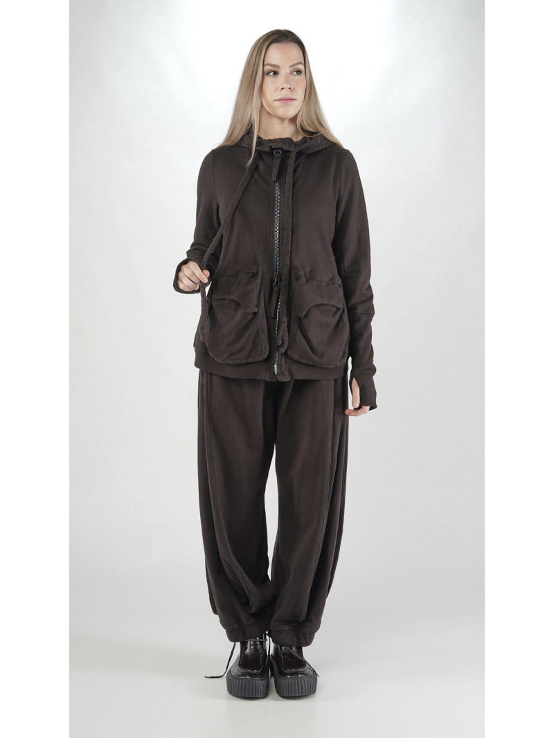 Rundholz - Taillierte French Terry Jacke - 2251271102