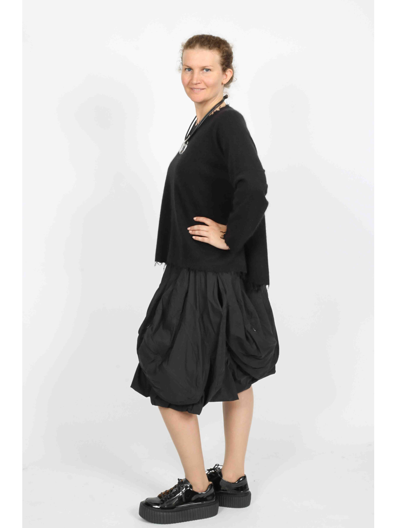 Rundholz - Rundholzs Flared sweater made of wool and raccoon hair - 2251330701