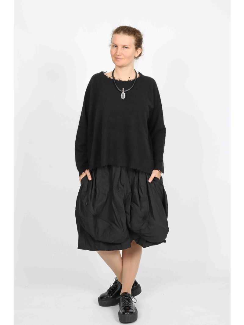 Rundholz - Rundholzs Flared sweater made of wool and raccoon hair - 2251330701