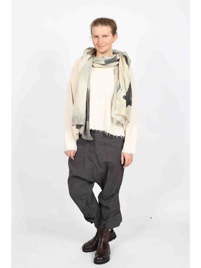 Rundholz - Rundholzs Flared sweater made of wool and raccoon hair - 2251330701