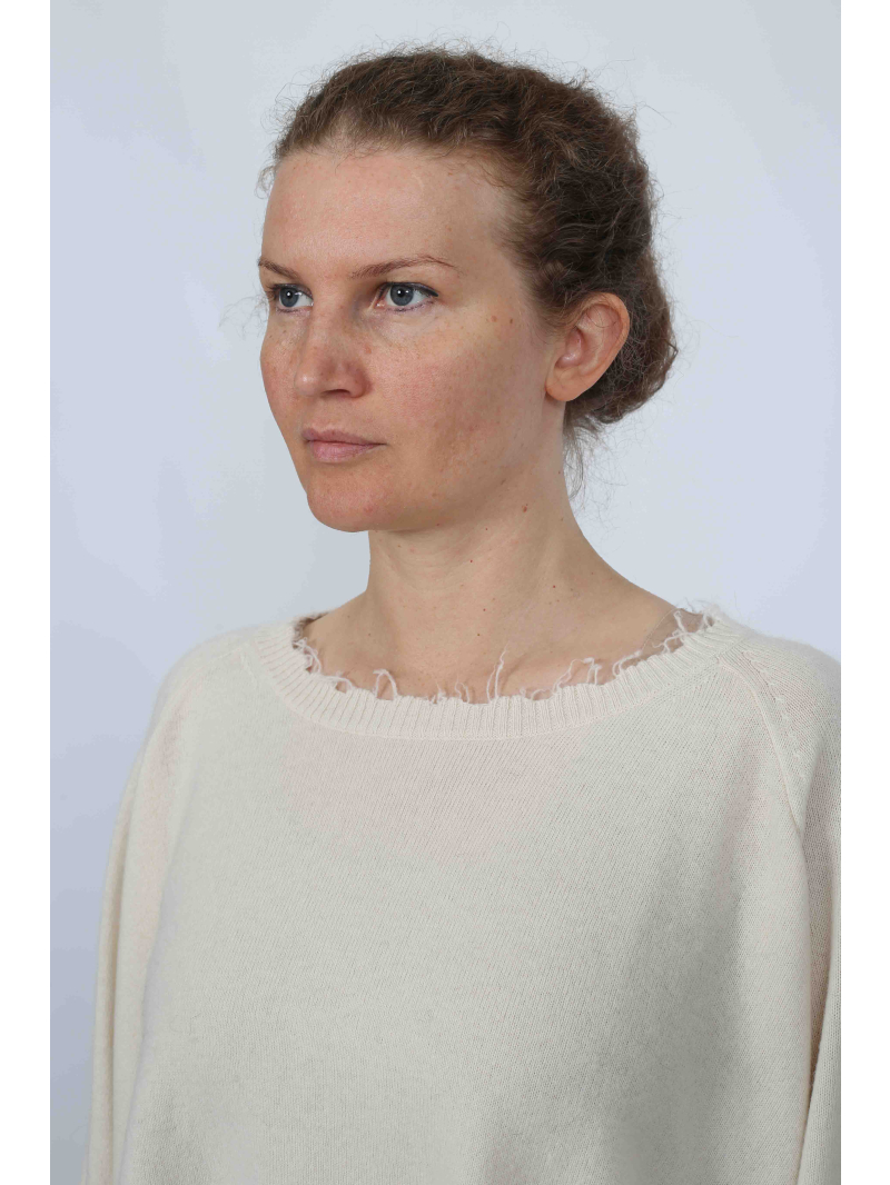 Rundholz - Rundholzs Flared sweater made of wool and raccoon hair - 2251330701