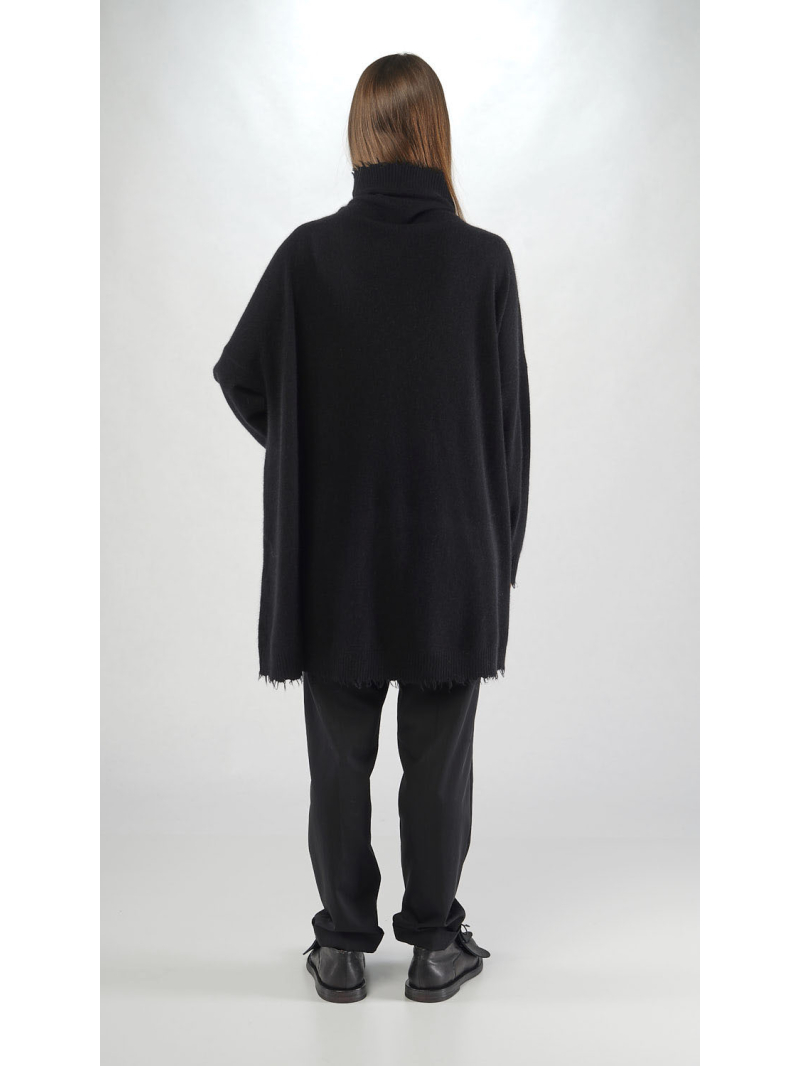 Rundholz - Gerade weite Merino Stricktunika - 2251337003