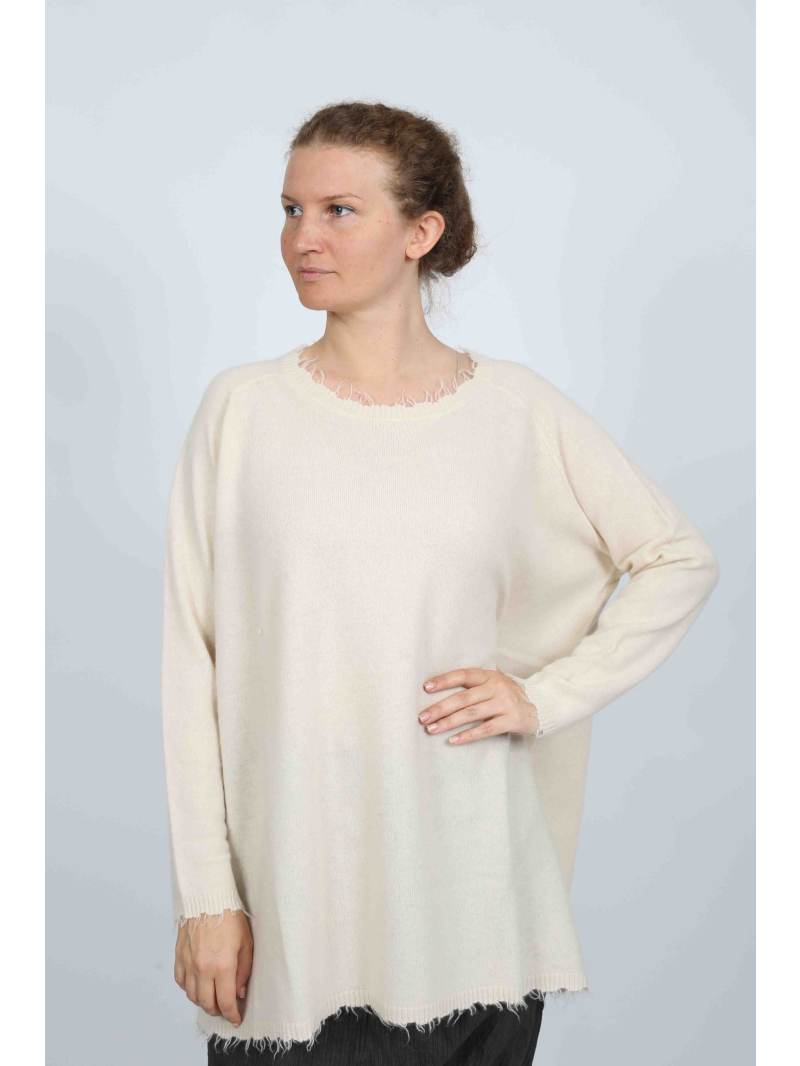 Rundholz - Exclusive Rundholz knitted tunic made from wool and raccoon hair - 2251337004