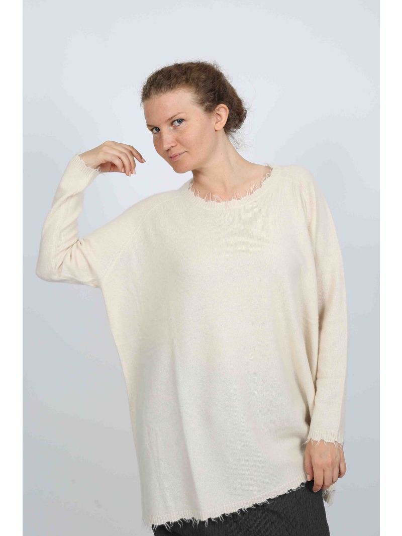 Rundholz - Exclusive Rundholz knitted tunic made from wool and raccoon hair - 2251337004