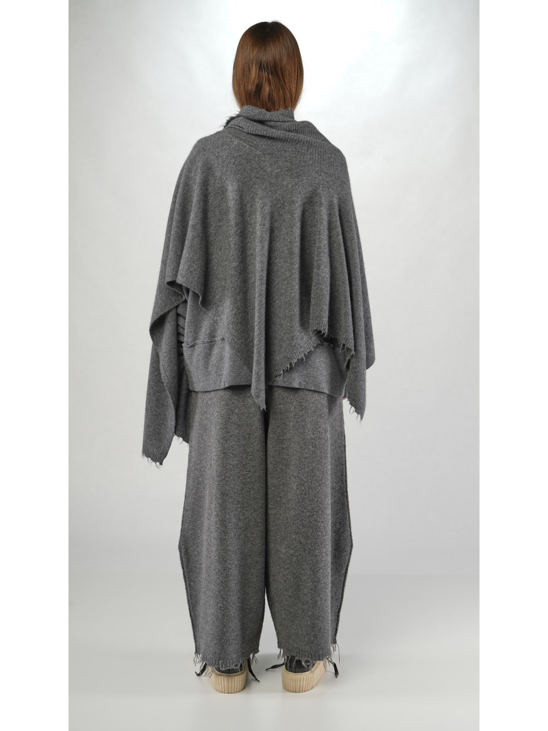 Rundholz - Rundholz Oversize Strickschal aus Wolle und Waschbärhaar - 2251337707