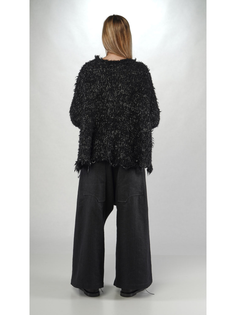 Rundholz - Hüftlanger Woll Pullover - 2251380701