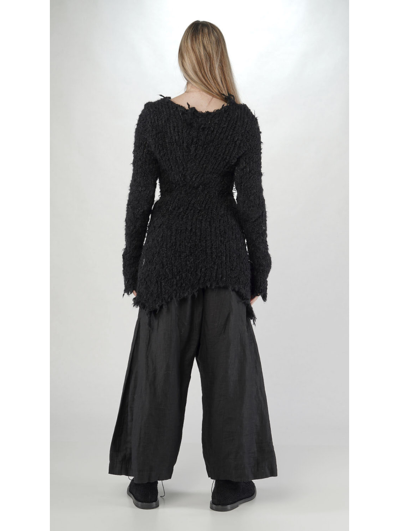 Rundholz - Schmale Woll Stricktunika - 2251387003