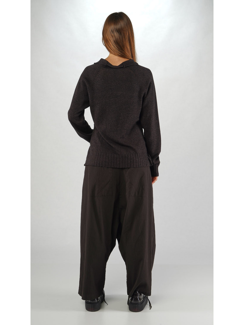 Rundholz - Schmaler Wollpapier mix Pullover - 2251390701