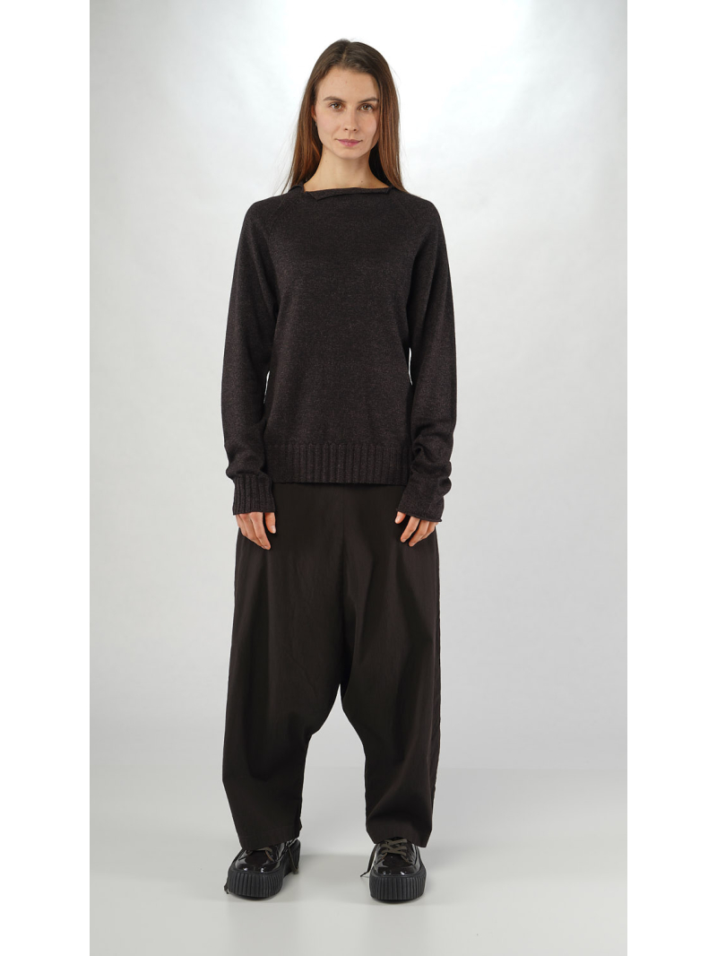 Rundholz - Schmaler Wollpapier mix Pullover - 2251390701