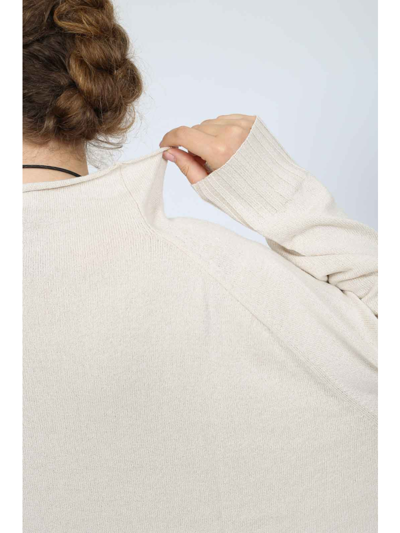 Rundholz - Rundholz Elegant sweater with raglan sleeves and rolled edges - 2251390702