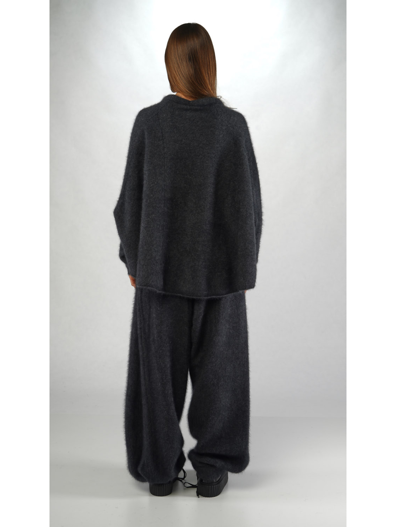 Rundholz - Ballonförmiger Waschbär Strick Pullover - 2251410702