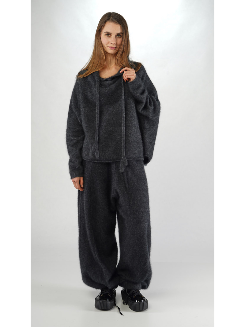 Rundholz - Ballonförmiger Waschbär Strick Pullover - 2251410702