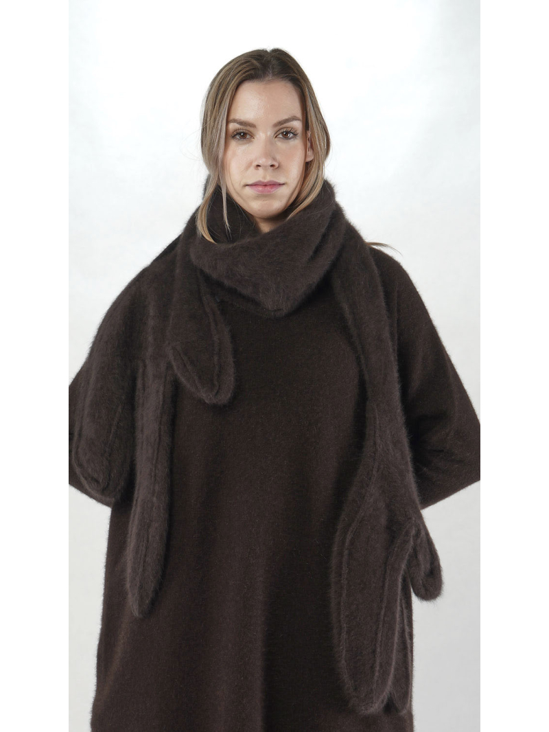 Rundholz - Waschbär Strickschal mit Monsterhänden - 2251417705