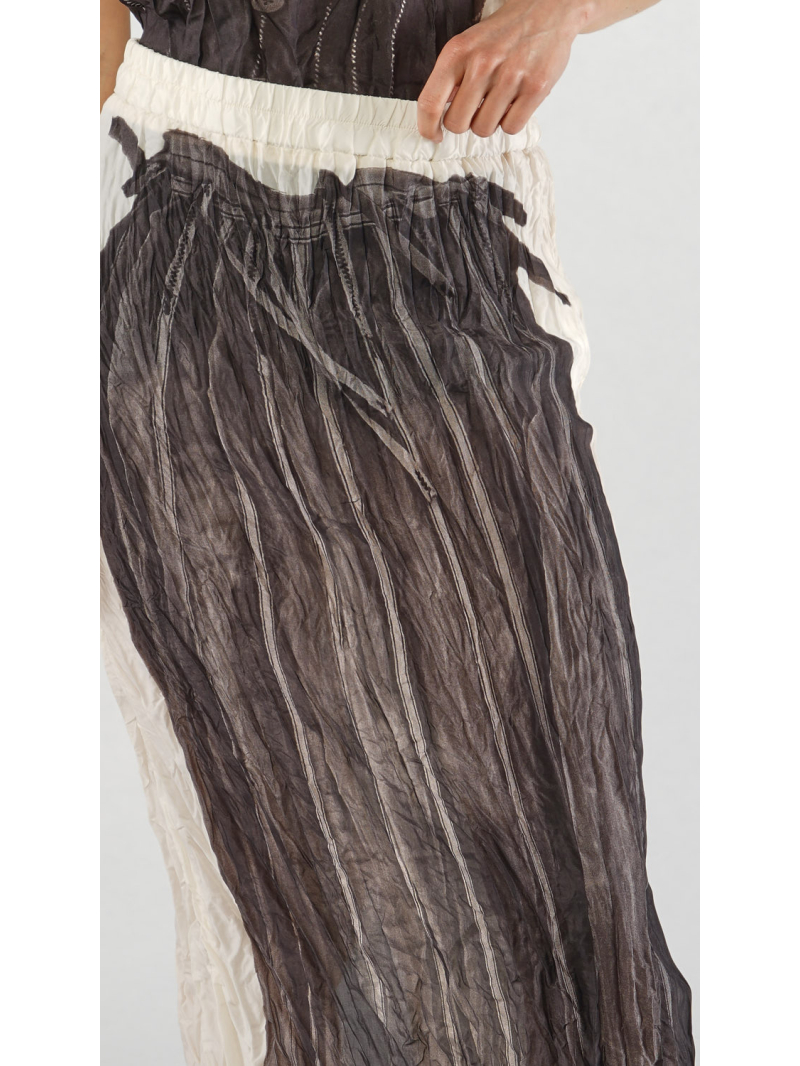 Rundholz - Cupro Rock mit Platziertem Digital Druck - 2251470302