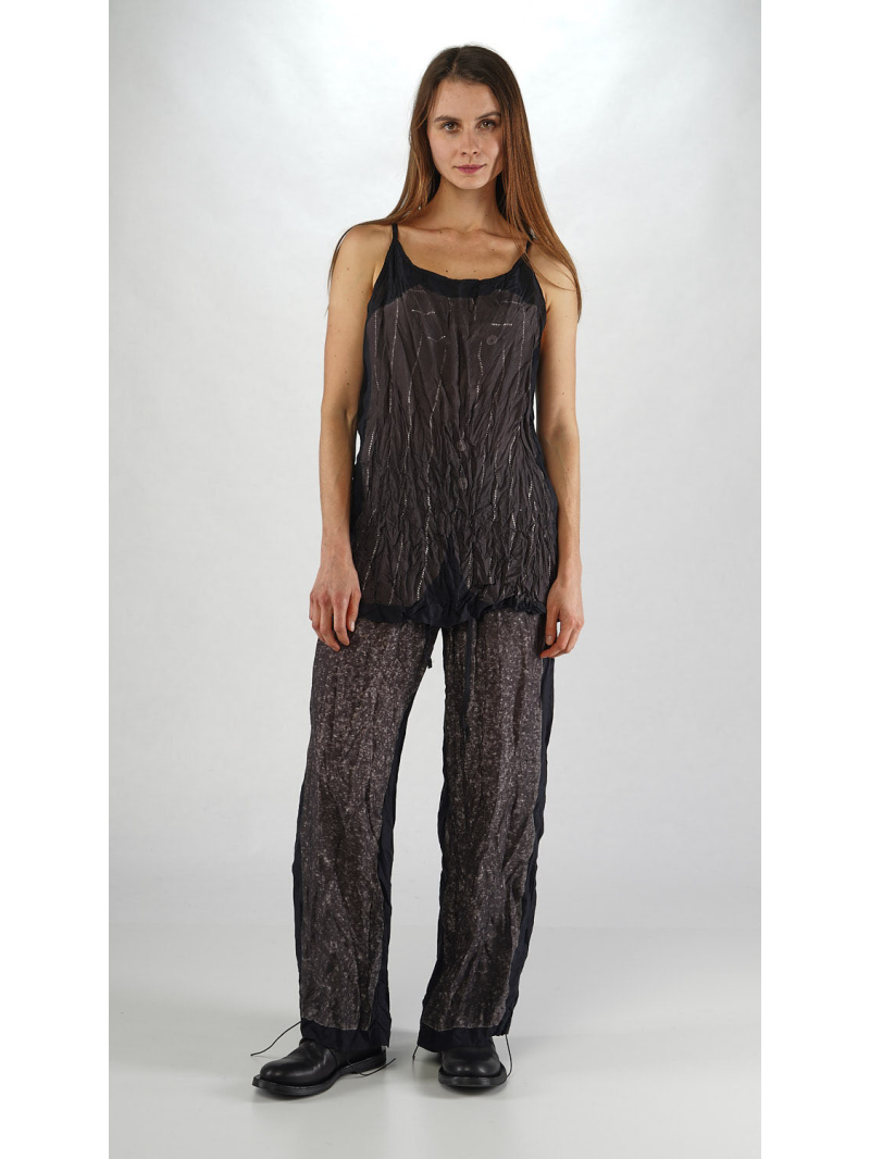 Rundholz - Cupro Top mit Platziertem Digital Druck - 2251470805