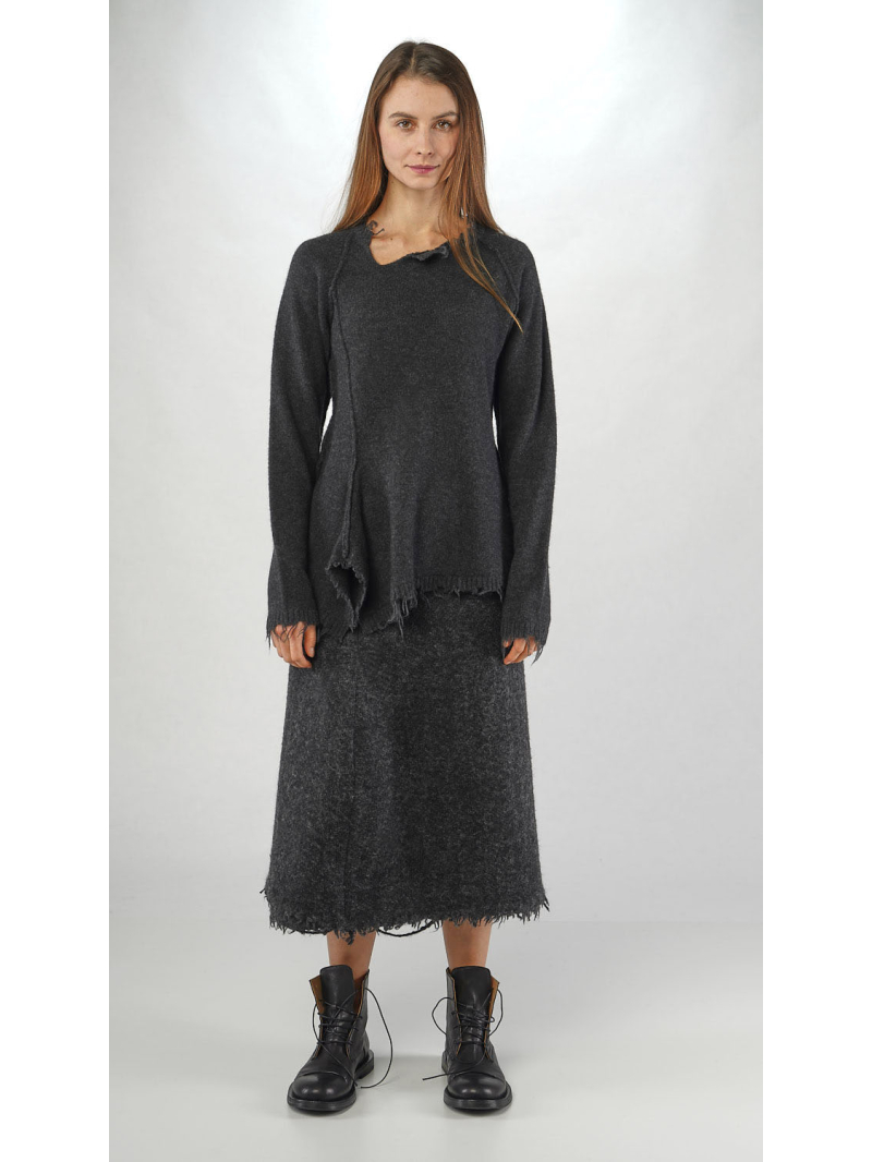Rundholz - Waisted Rundholz sweater made from wool and yak - 2251530701