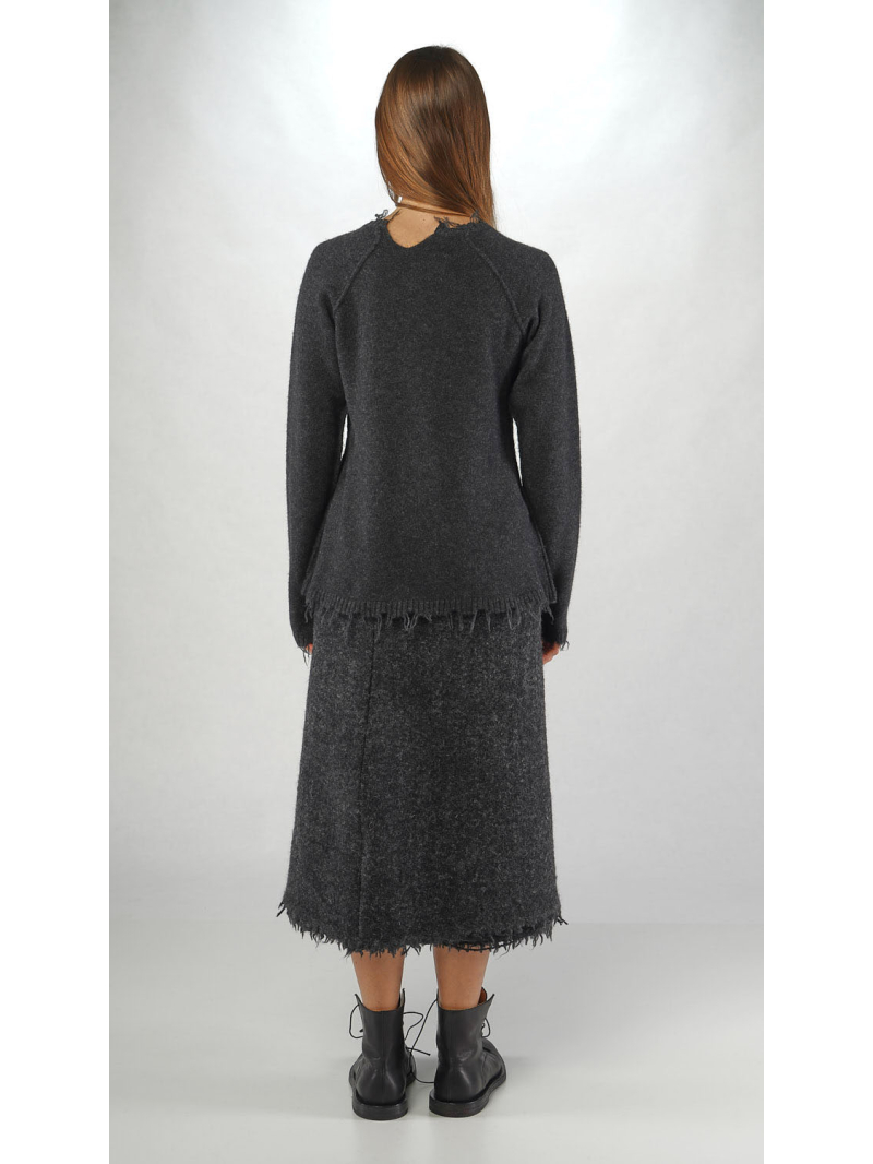 Rundholz - Waisted Rundholz sweater made from wool and yak - 2251530701