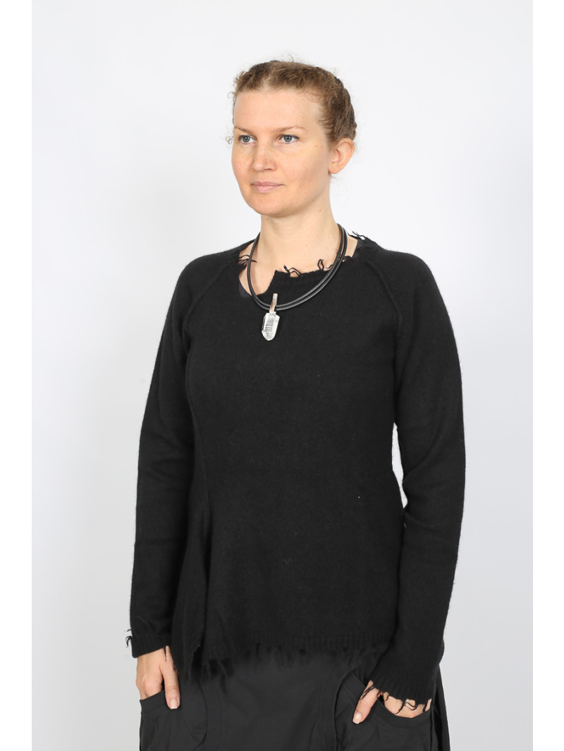 Rundholz - Waisted Rundholz sweater made from wool and yak - 2251530701