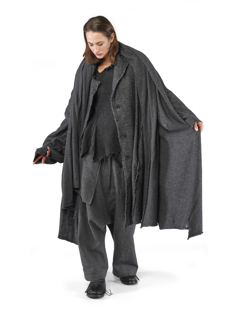 Rundholz - Waisted Rundholz sweater made from wool and yak - 2251530701