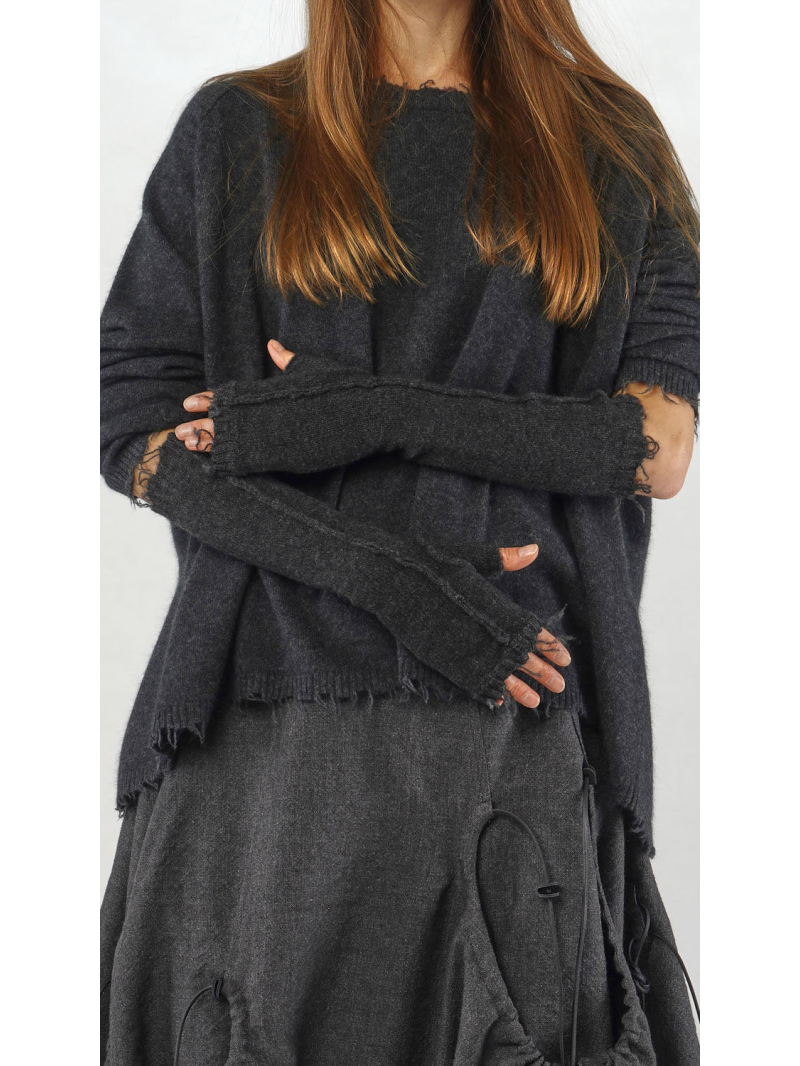 Rundholz - Halblange Merino yak Stulpen - 2251533107