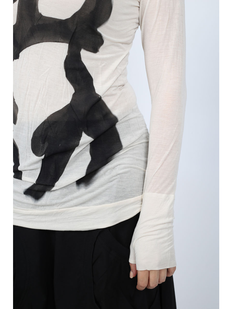 Rundholz - Rundholz Elegant T-shirt made of lyocell and silk - 2251620501