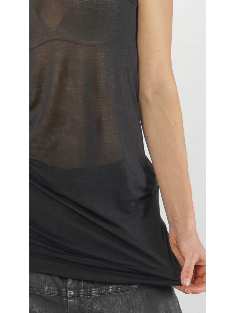 Rundholz - Schmales Lyocell Seiden Jersey T-shirt - 2251620502