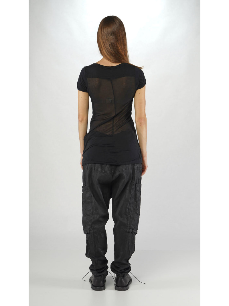 Rundholz - Schmales Lyocell Seiden Jersey T-shirt - 2251620502