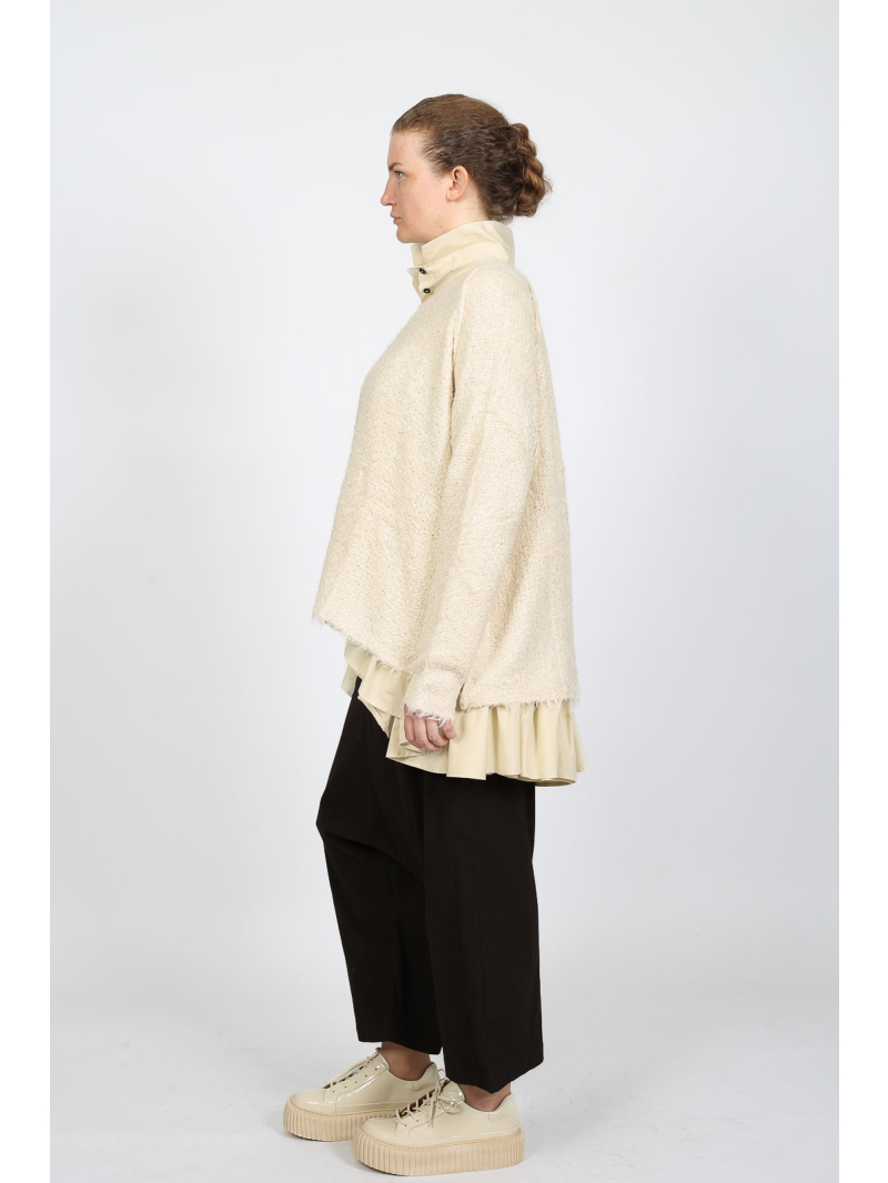 Rundholz - Rundholz Flared sweater with raglan sleeves - 2251650702