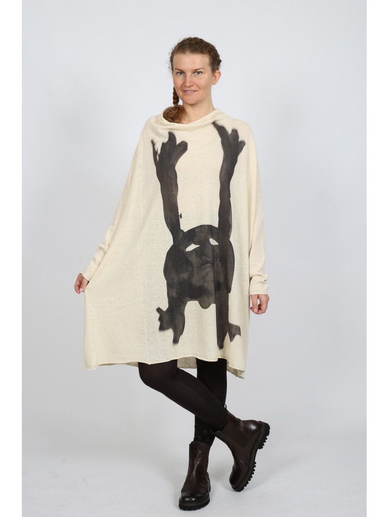 Rundholz - Rundholz Stricktunika aus Hanf und Baumwolle - 2251747003