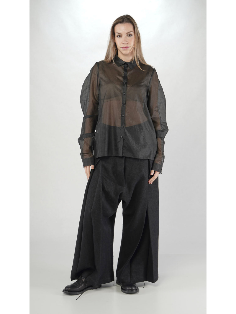 Rundholz - Taillierte Seiden Bluse - 2251780402