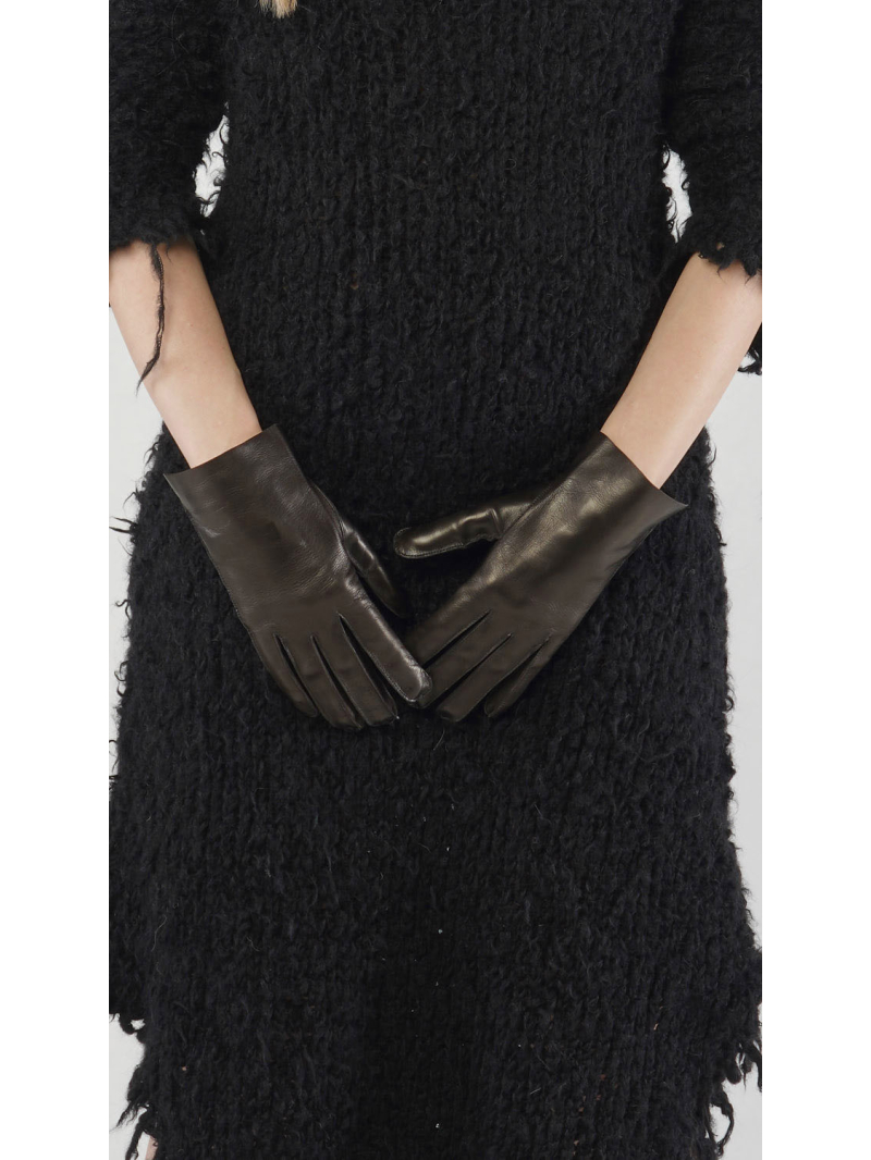 Rundholz - Kurze Lammleder Handschuhe - 2251802003