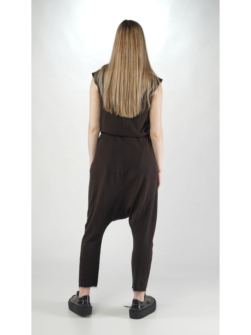 Rundholz - 7/8 Leinen Woll Strickhose - 2251847607