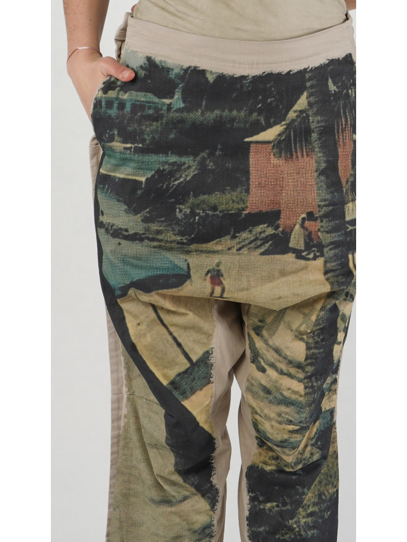 Rundholz DIP - Tulpenförmige Baumwoll Stretch Hose - 2252110104