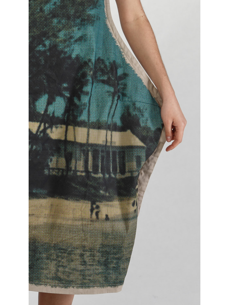 Rundholz DIP - Ausgestelltes Baumwoll Stretch Kleid - 2252110909