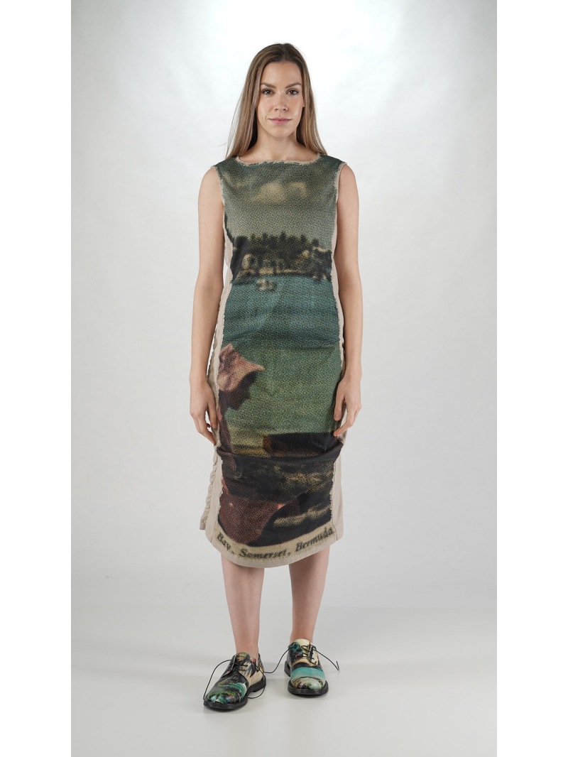 Rundholz DIP - Schmales Baumwoll Stretch Kleid - 2252110910