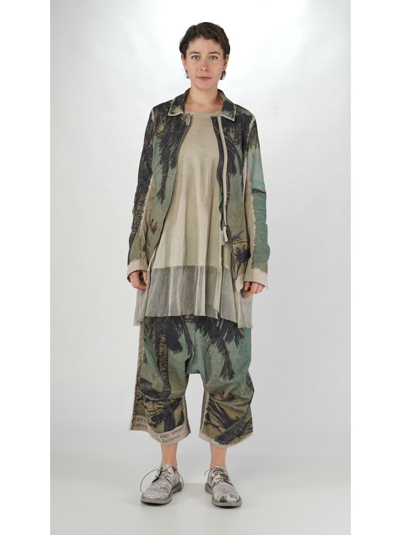 Rundholz DIP - Bananenförmige Baumwoll Stretch Jacke - 2252111112