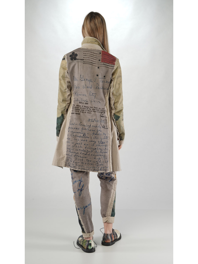 Rundholz DIP - Schmaler Baumwoll Stretch Mantel - 2252111213