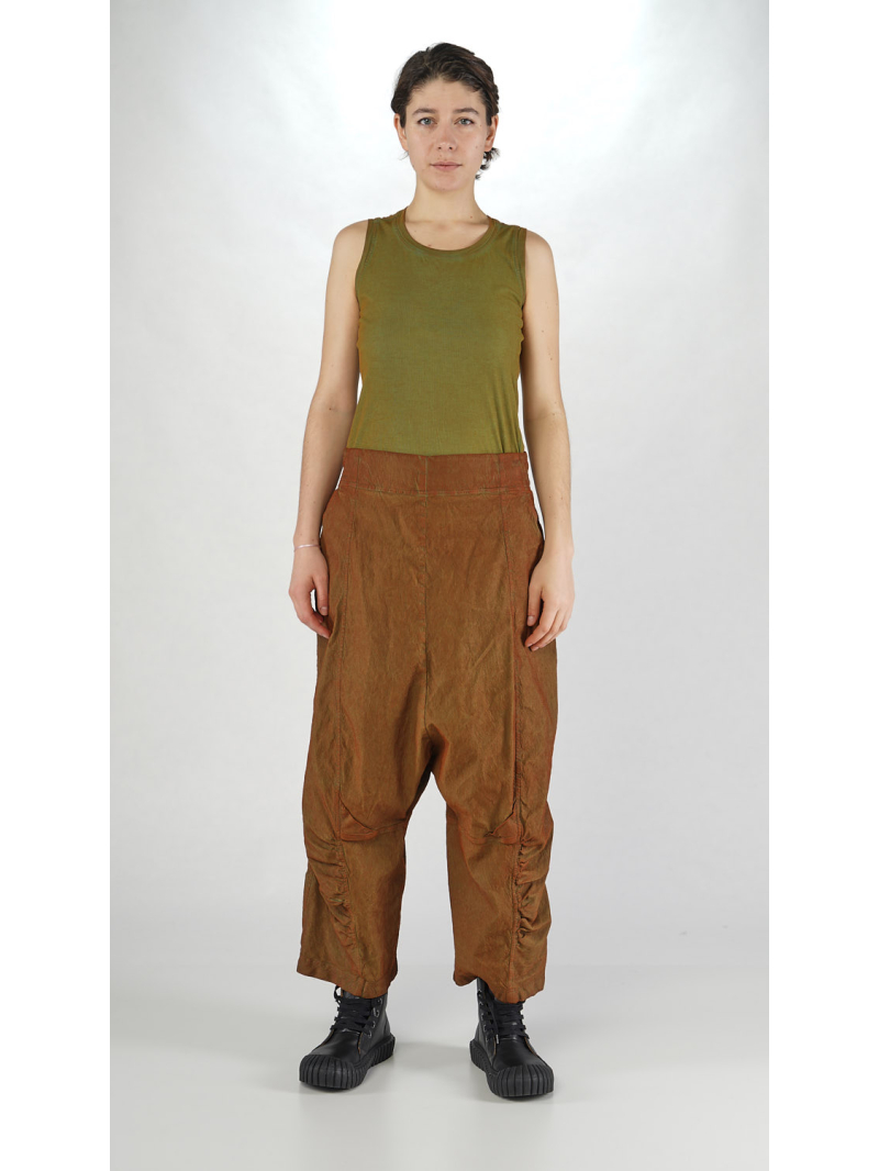 Rundholz DIP - Bicolor Baumwoll Twill Hose mit tiefer Schritthöhe - 2252120105