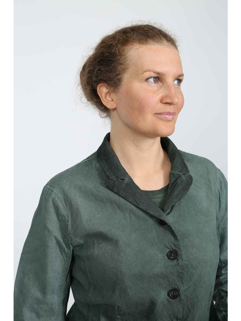 Rundholz DIP - Taillierte Baumwolljacke mit eleganter Kräuselpartie - 2252121101